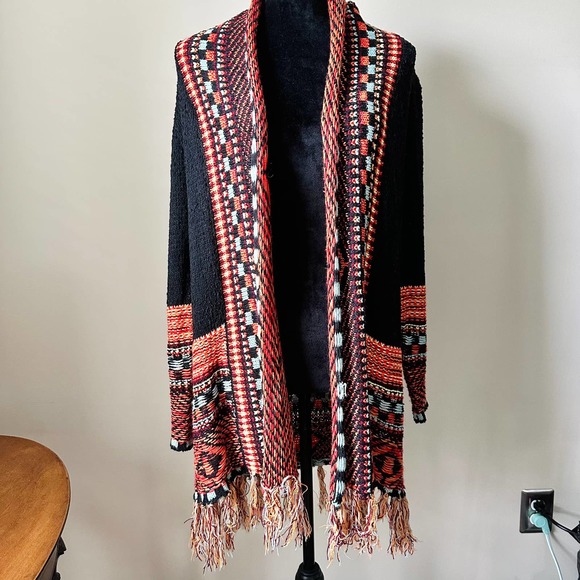 EN/KAY Sweaters - EN/KAY By Navleen Boho Cardigan M/L